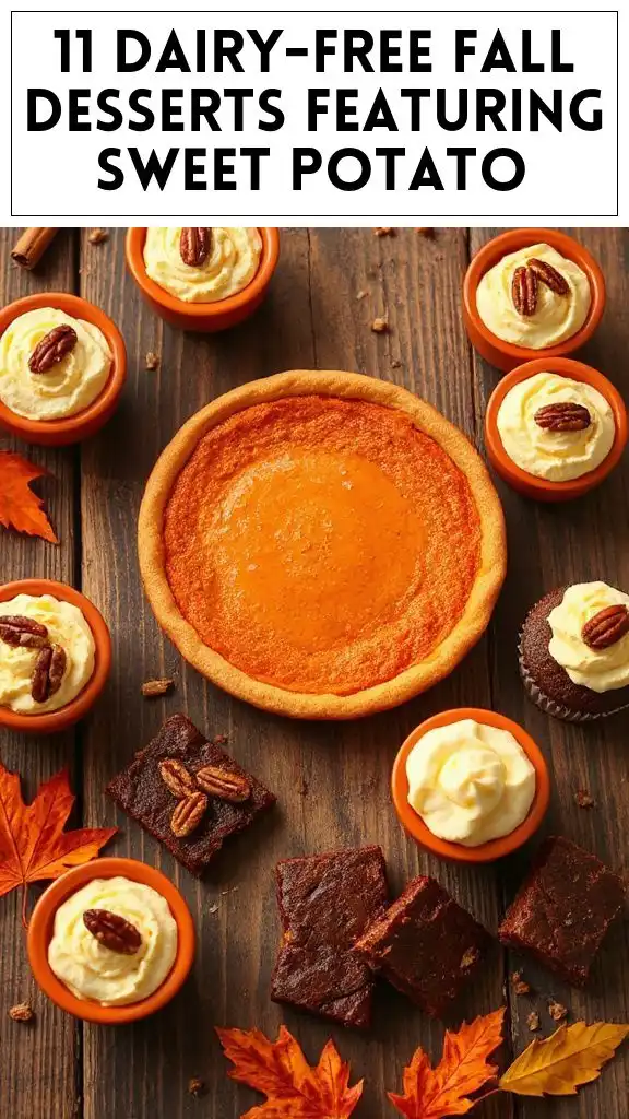 11 Dairy-Free Fall Desserts Featuring Sweet Potato