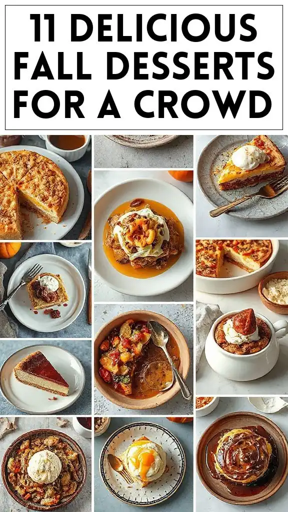 11 Delicious Fall Desserts for a Crowd