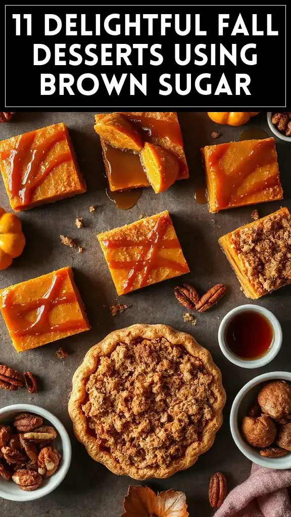 11 Delightful Fall Desserts Using Brown Sugar