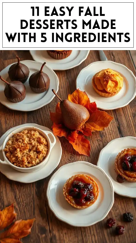 11 Easy Fall Desserts Made With 5 Ingredients