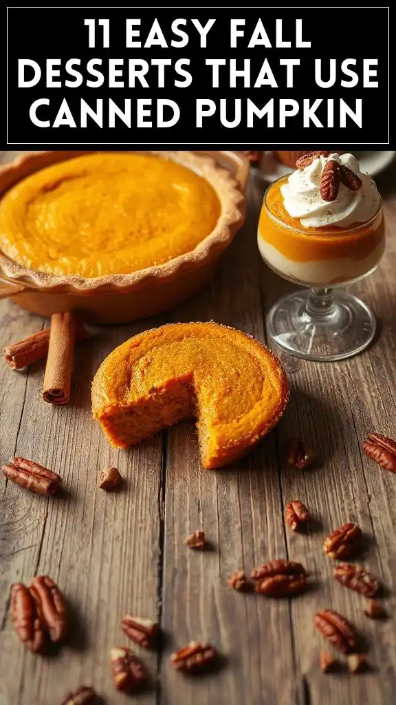 11 Easy Fall Desserts That Use Canned Pumpkin