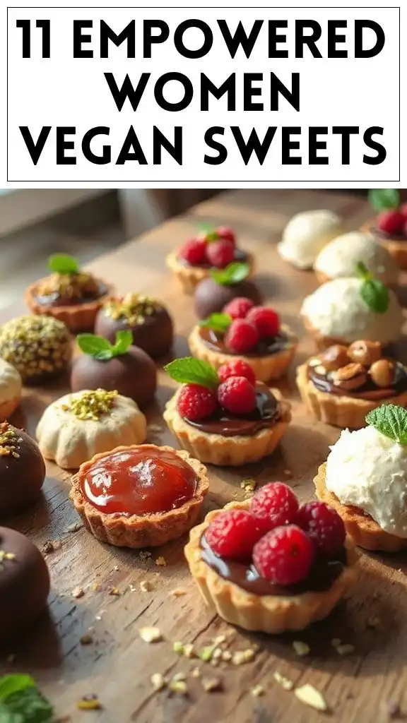 11 Empowered Women Vegan Sweets
