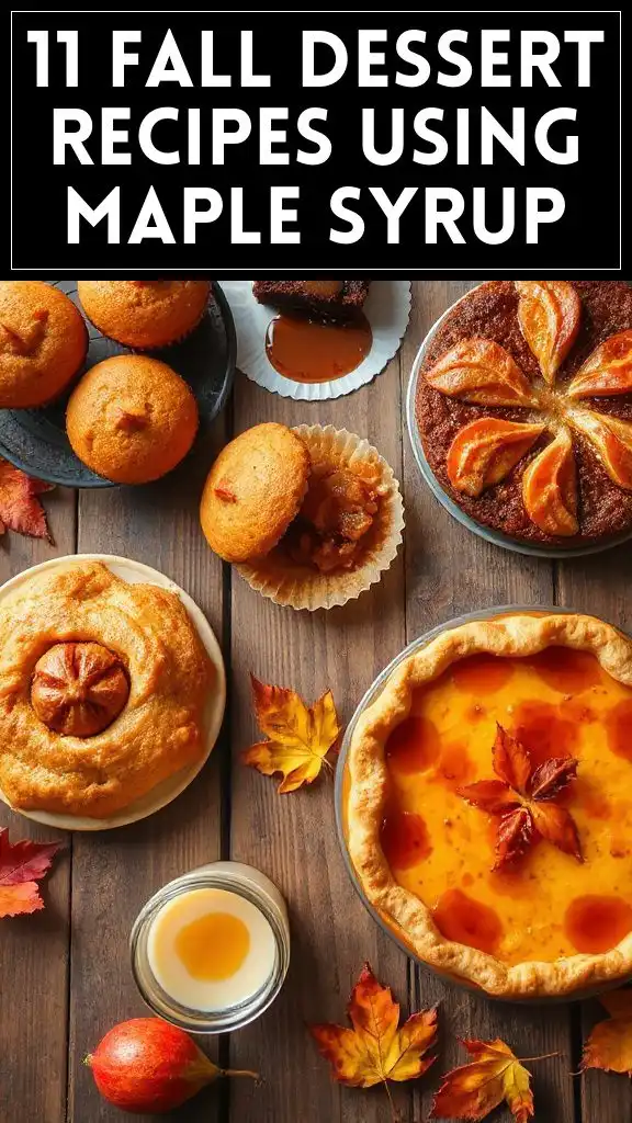 11 Fall Dessert Recipes Using Maple Syrup