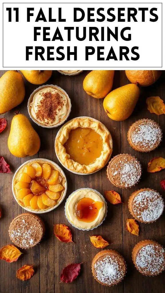 11 Fall Desserts Featuring Fresh Pears