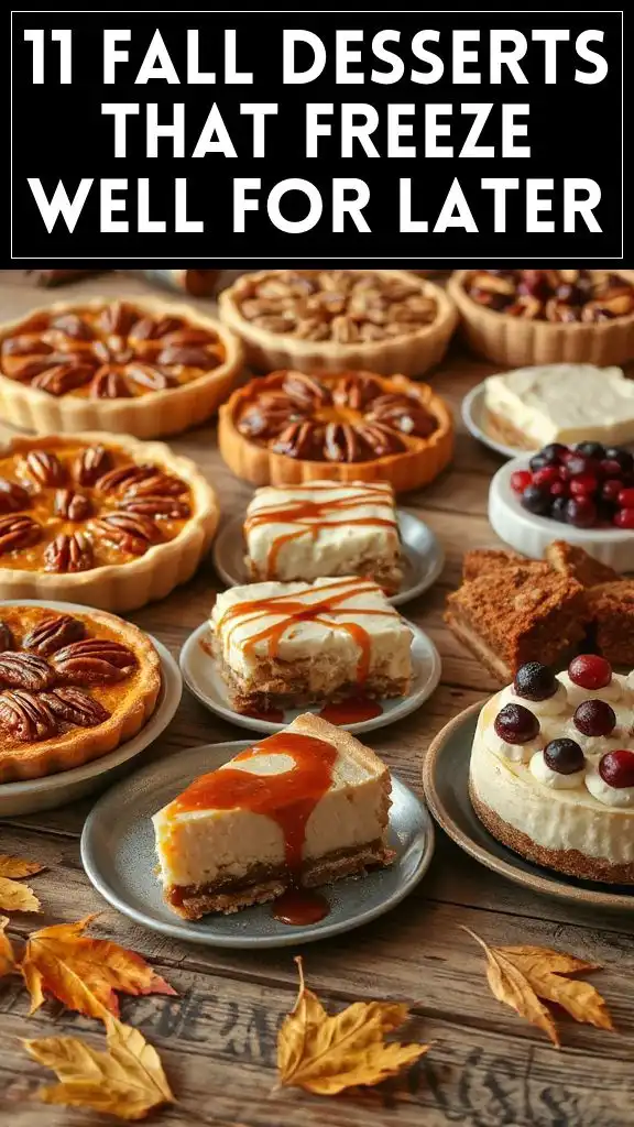 11 Fall Desserts That Freeze Well for Later