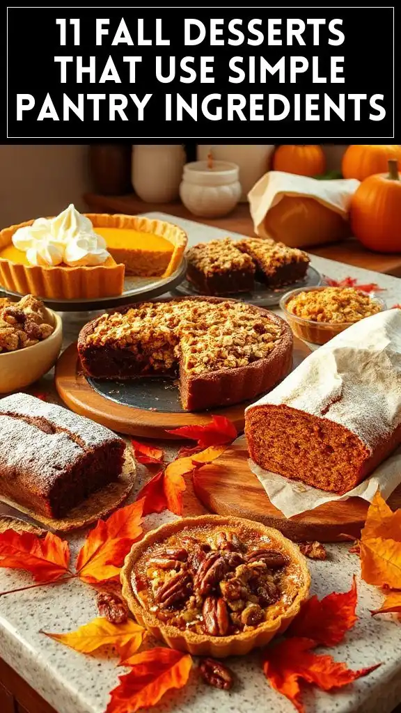 11 Fall Desserts That Use Simple Pantry Ingredients