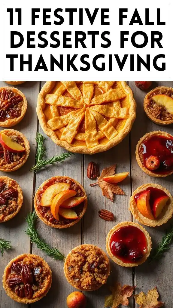 11 Festive Fall Desserts for Thanksgiving