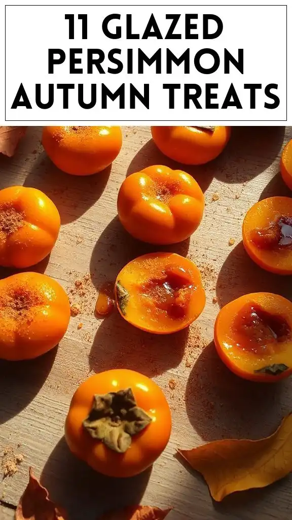11 Glazed Persimmon Autumn Treats