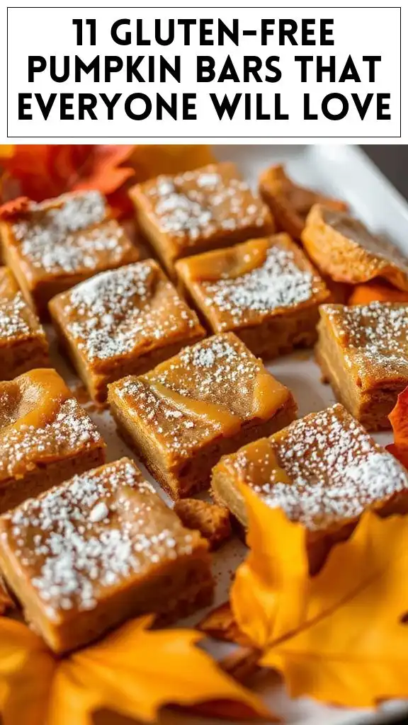11 Gluten-Free Pumpkin Bars That Everyone Will Love