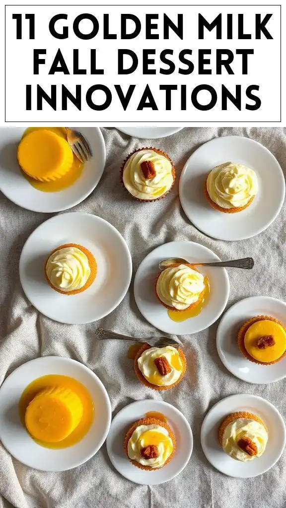 11 Golden Milk Fall Dessert Innovations