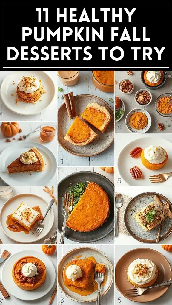 11 Healthy Pumpkin Fall Desserts to Try