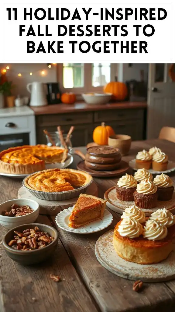 11 Holiday-Inspired Fall Desserts to Bake Together