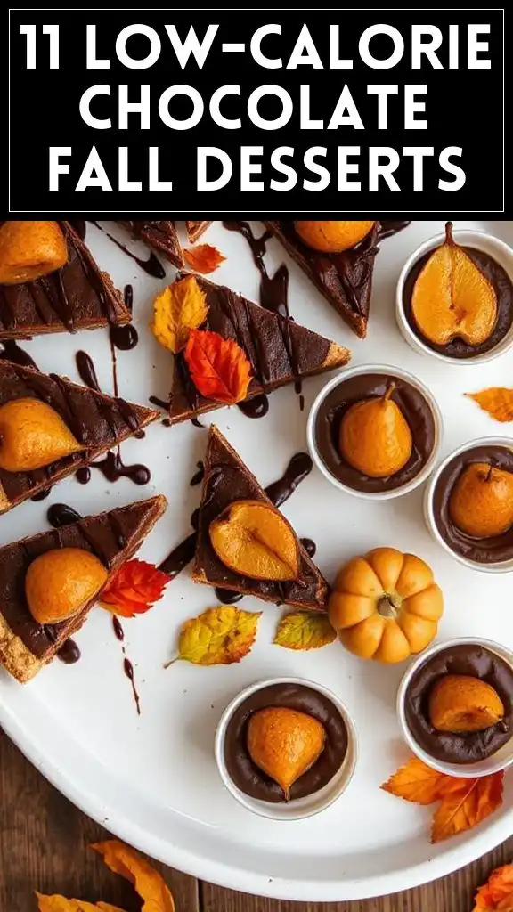 11 Low-Calorie Chocolate Fall Desserts