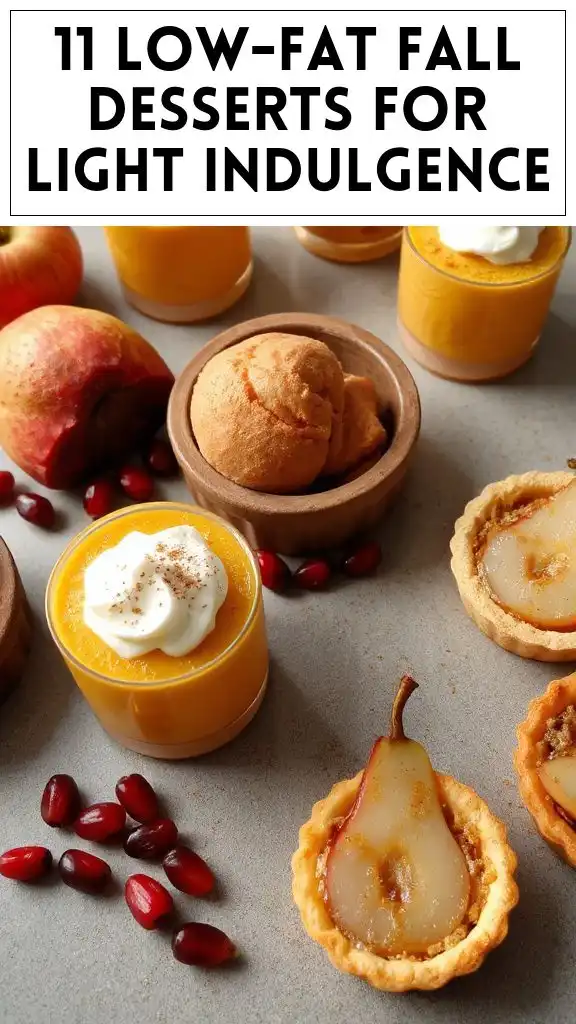 11 Low-Fat Fall Desserts for Light Indulgence