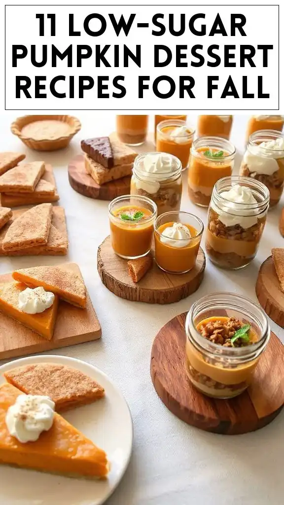 11 Low-Sugar Pumpkin Dessert Recipes for Fall