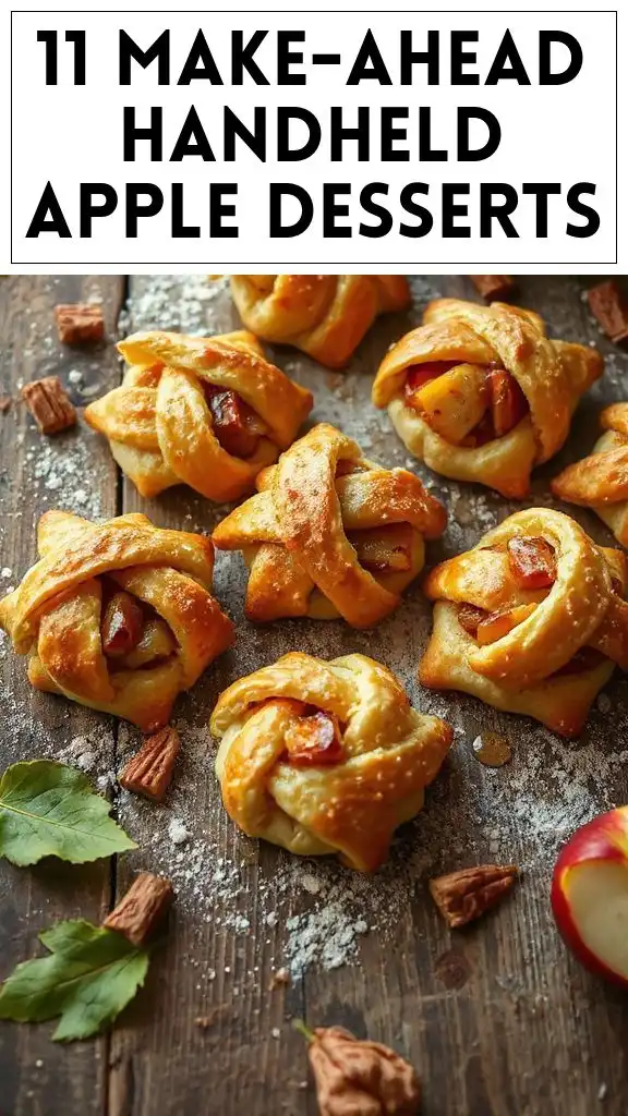 11 Make-Ahead Handheld Apple Desserts