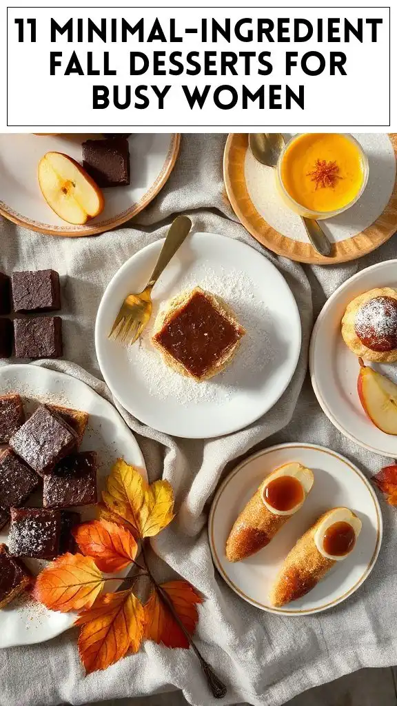 11 Minimal-Ingredient Fall Desserts for Busy Women