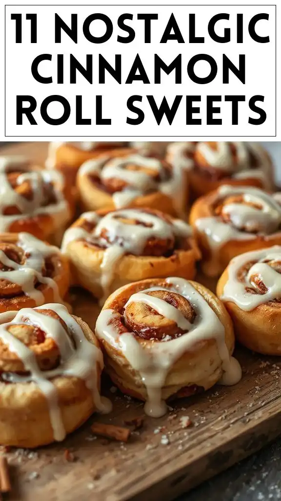 11 Nostalgic Cinnamon Roll Sweets