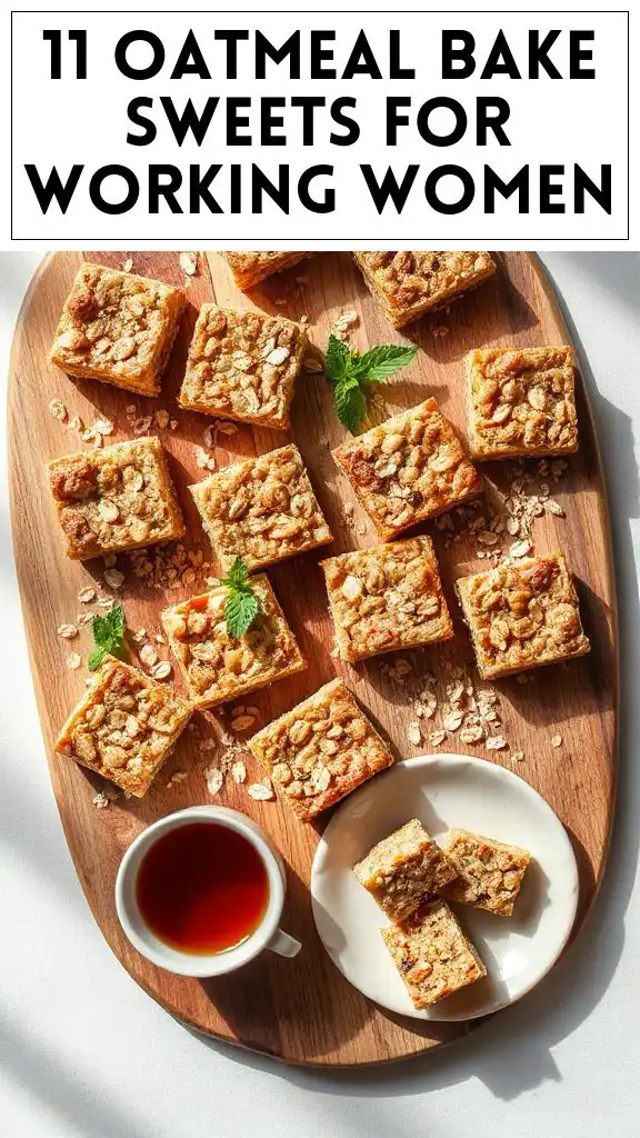 11 Oatmeal Bake Sweets for Working Women