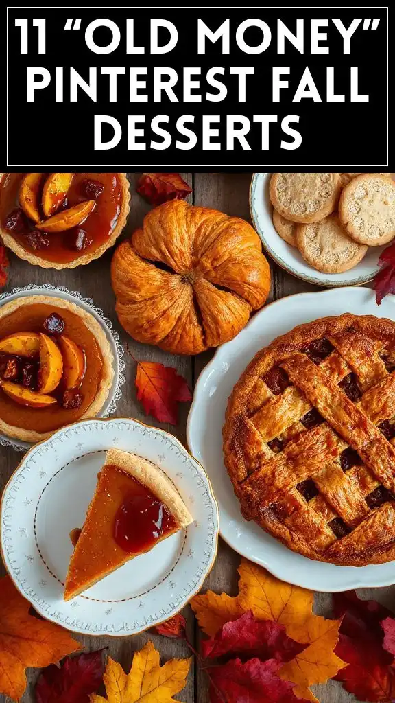 11 “Old Money” Pinterest Fall Desserts