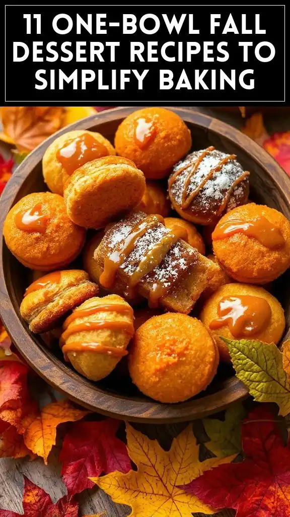 11 One-Bowl Fall Dessert Recipes to Simplify Baking