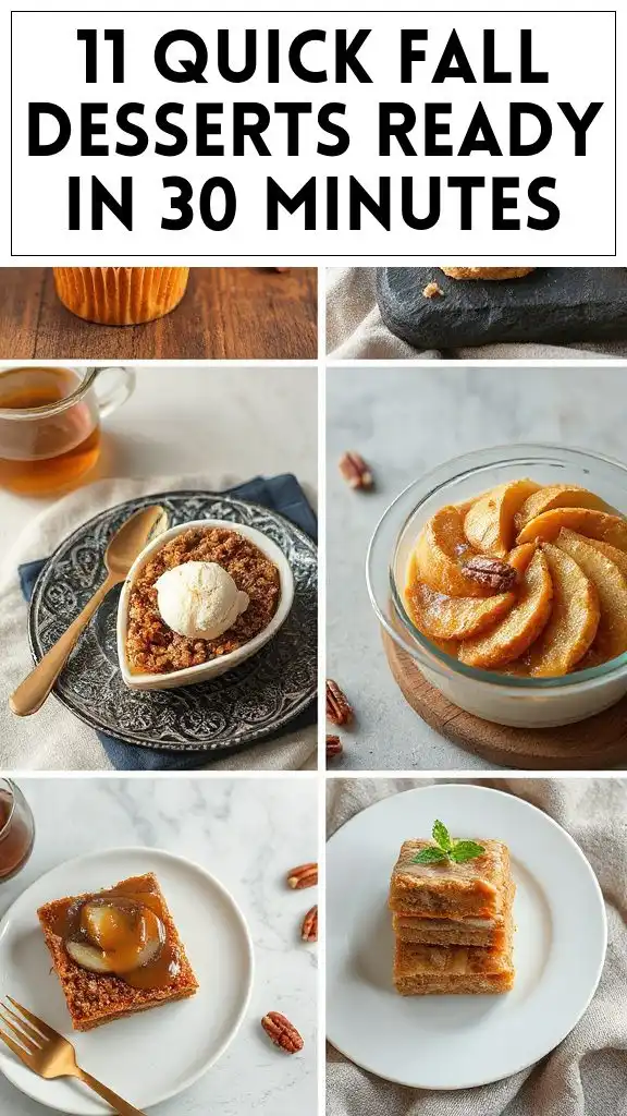 11 Quick Fall Desserts Ready in 30 Minutes