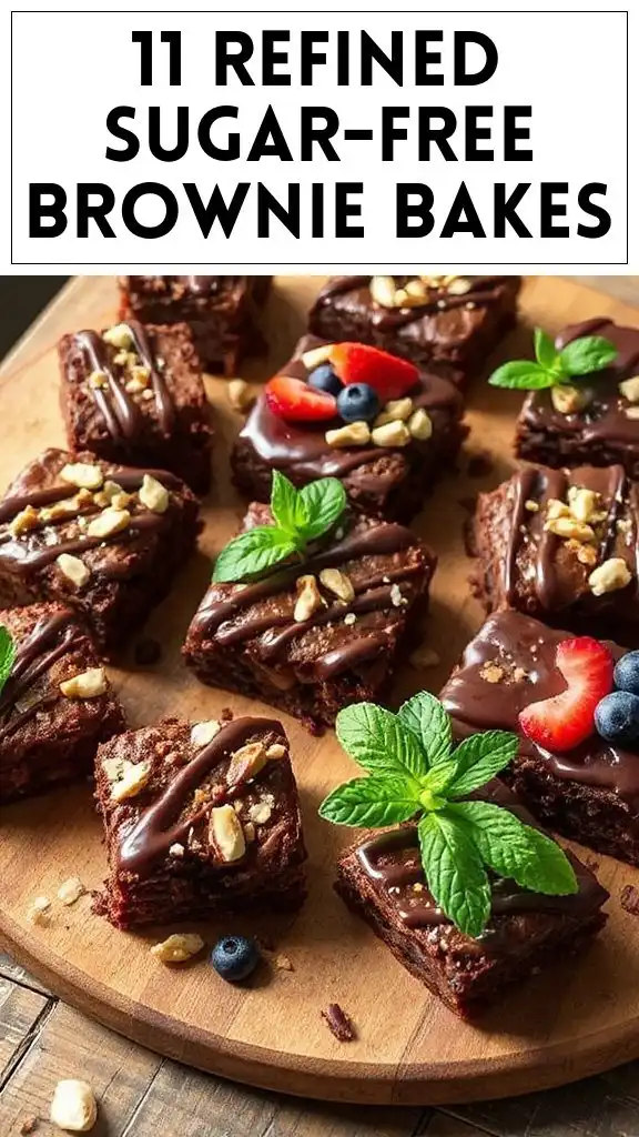 11 Refined Sugar-Free Brownie Bakes