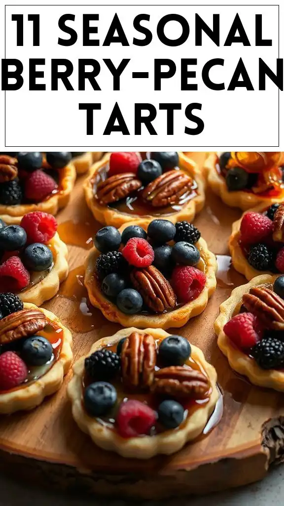 11 Seasonal Berry-Pecan Tarts