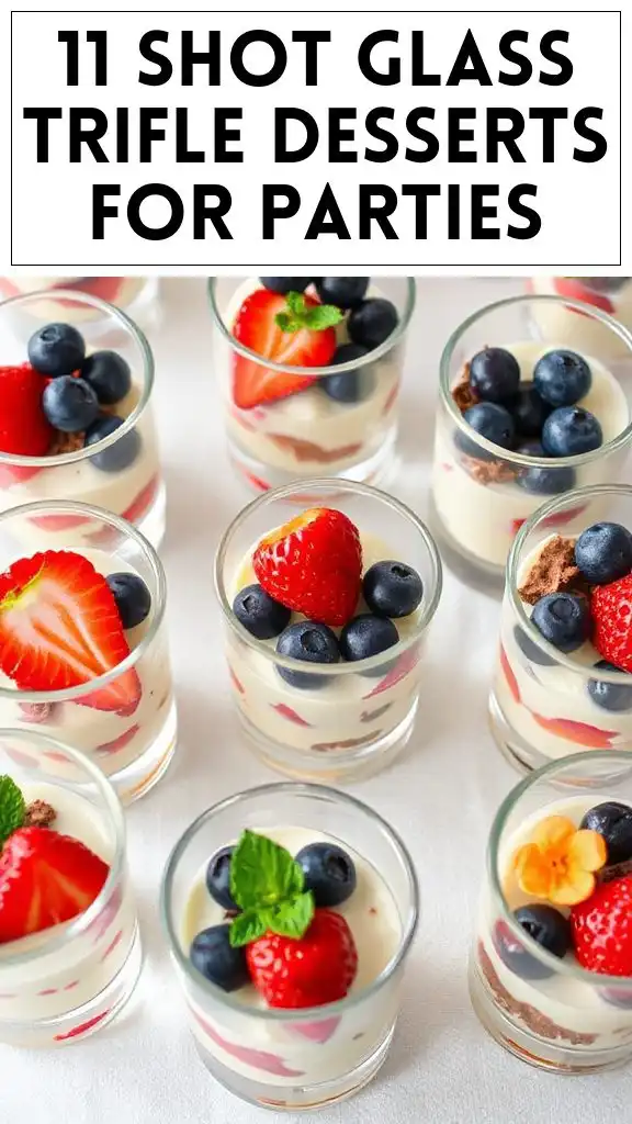11 Shot Glass Trifle Desserts For Parties