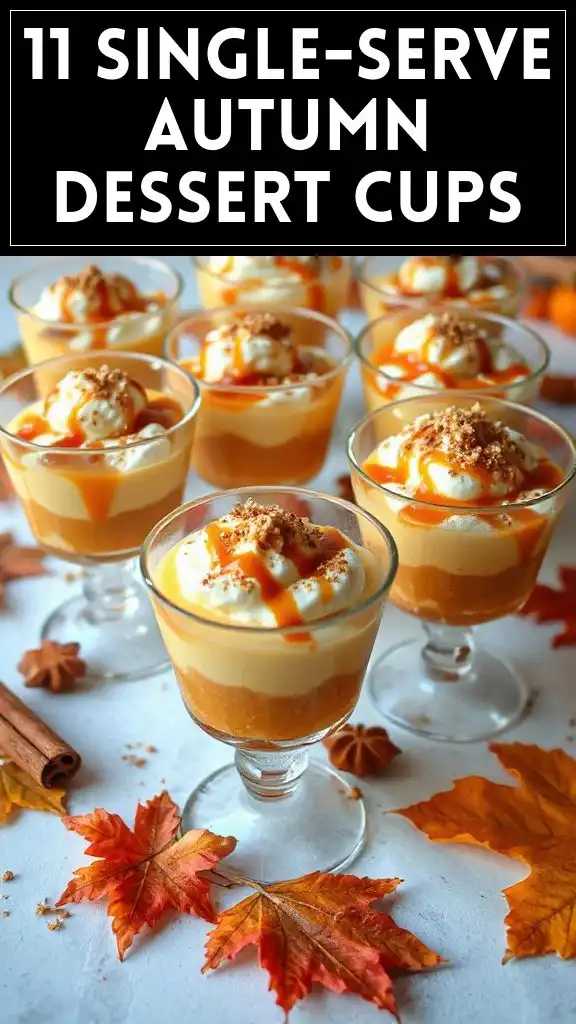 11 Single-Serve Autumn Dessert Cups
