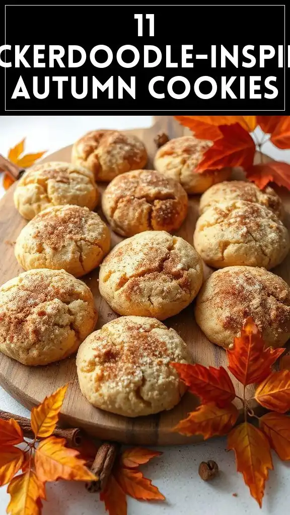 11 Snickerdoodle-Inspired Autumn Cookies