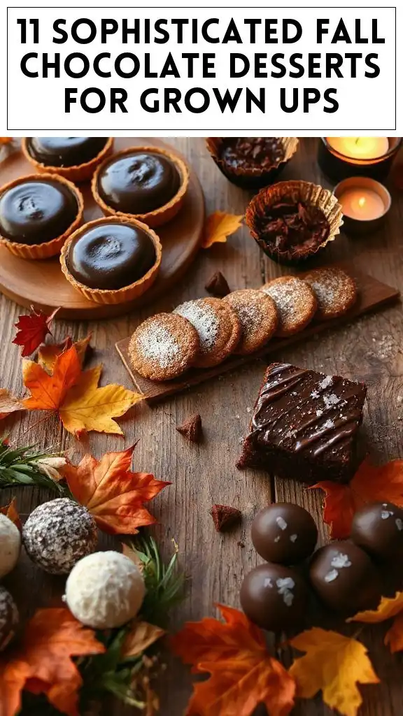 11 Sophisticated Fall Chocolate Desserts for Grown Ups