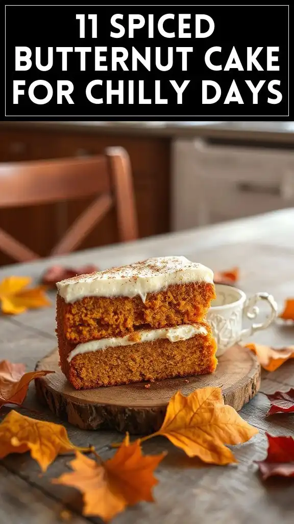 11 Spiced Butternut Cake For Chilly Days