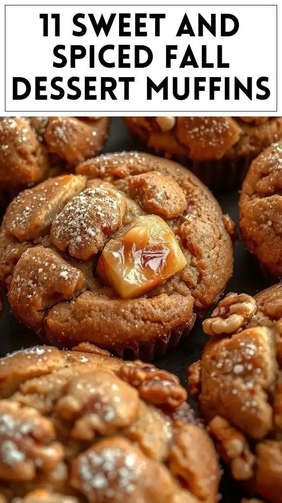 11 Sweet and Spiced Fall Dessert Muffins