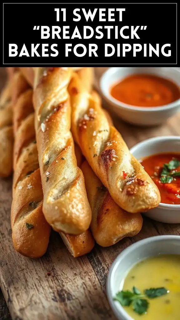 11 Sweet “Breadstick” Bakes for Dipping