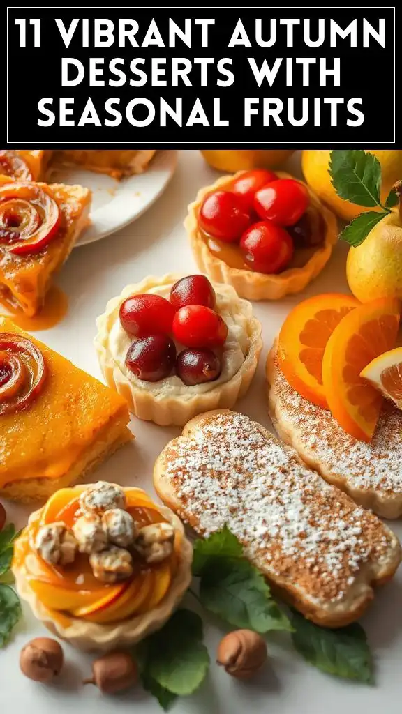 11 Vibrant Autumn Desserts With Seasonal Fruits