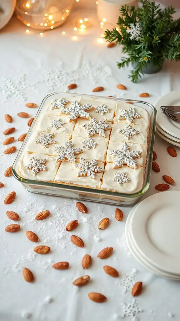 almond amaretto frosted bars