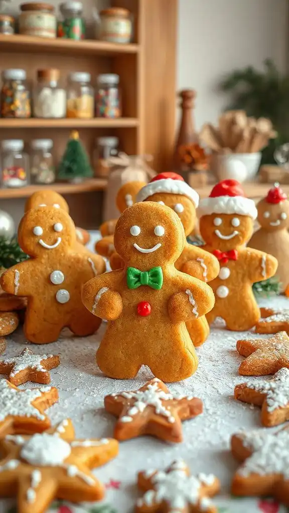 almond paste gingerbread cookies