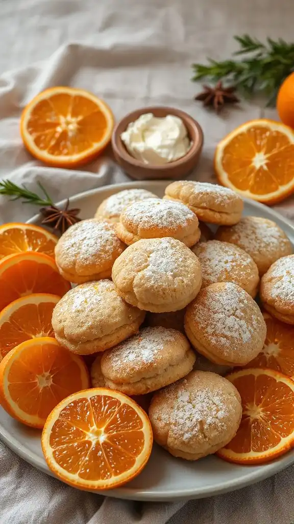 almond ricotta citrus cookies