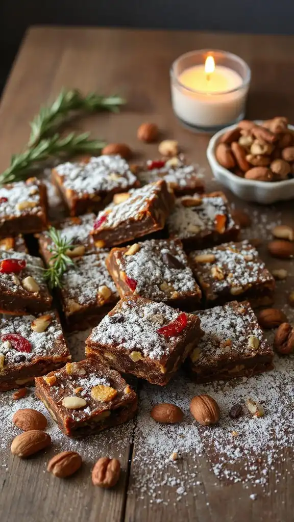 chewy spiced cookie bars