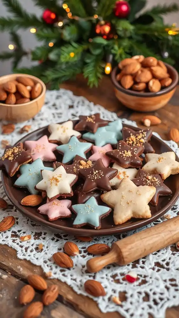 chocolate dipped marzipan treats