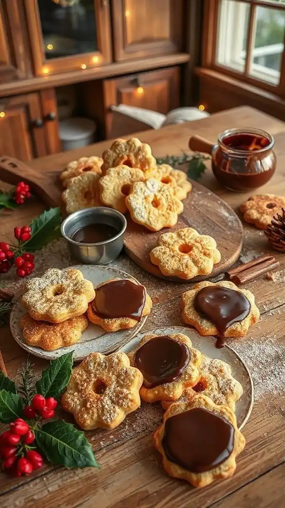 chocolate infused italian cookies