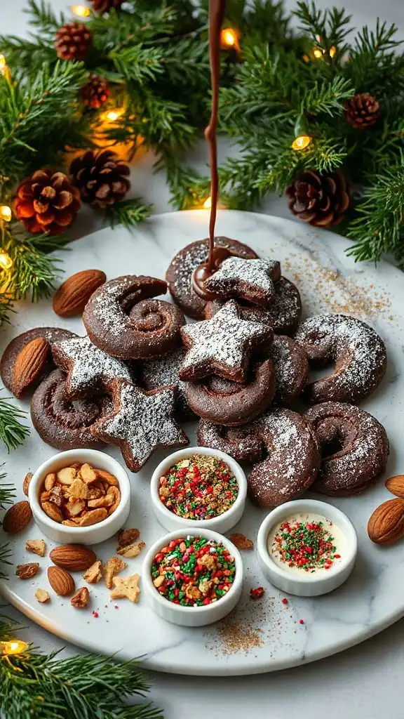 chocolate spritz cookie recipe