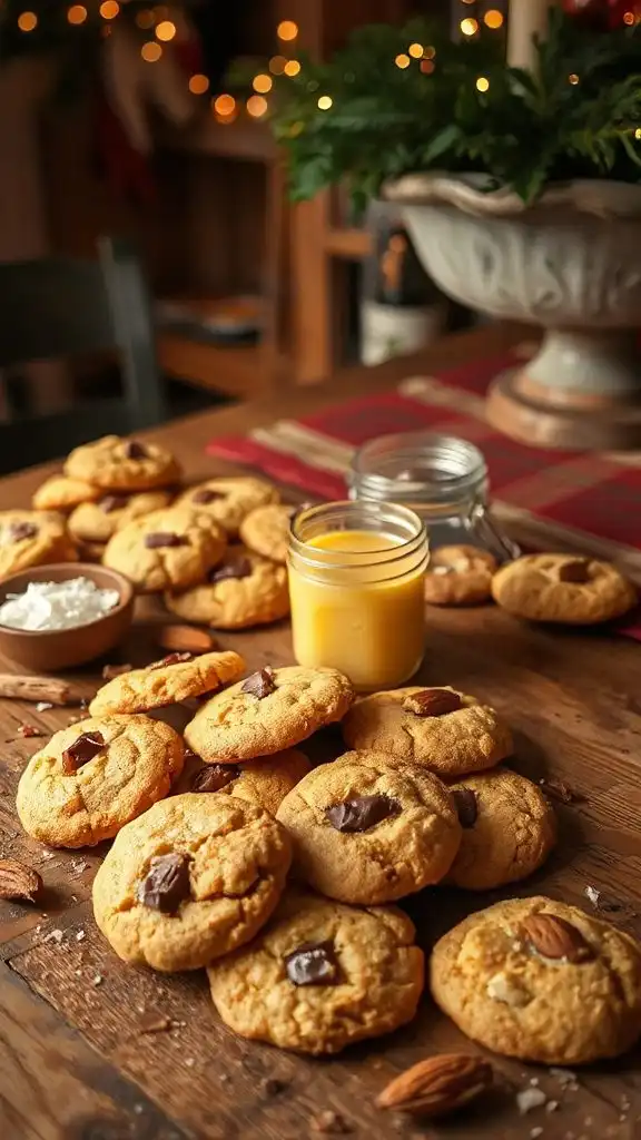 coconut almond turmeric cookies