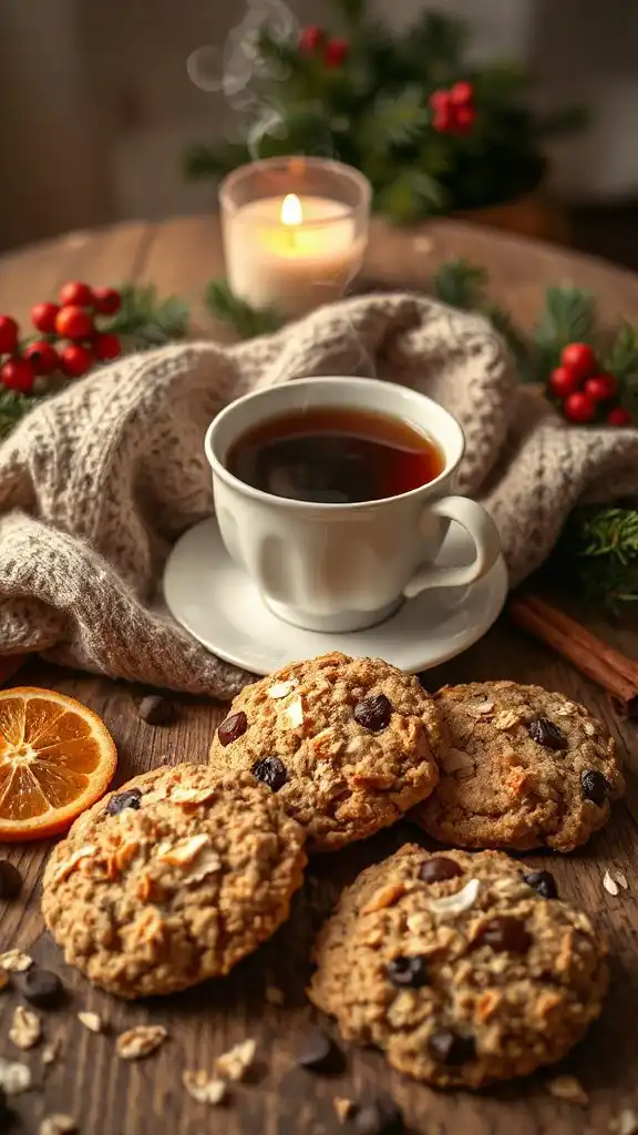coconut black tea cookies