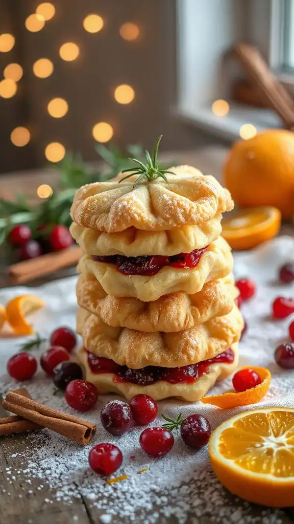 cranberry orange holiday pastries