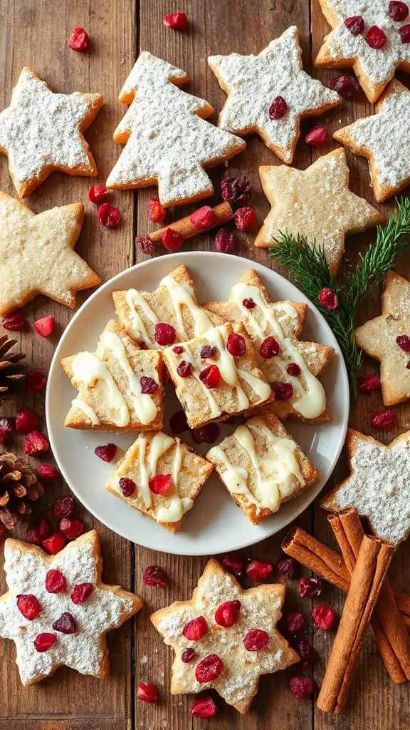 cranberry white chocolate bars