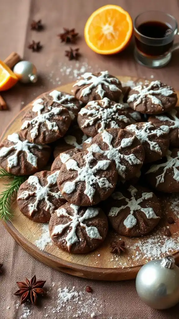 espresso chocolate twist cookies