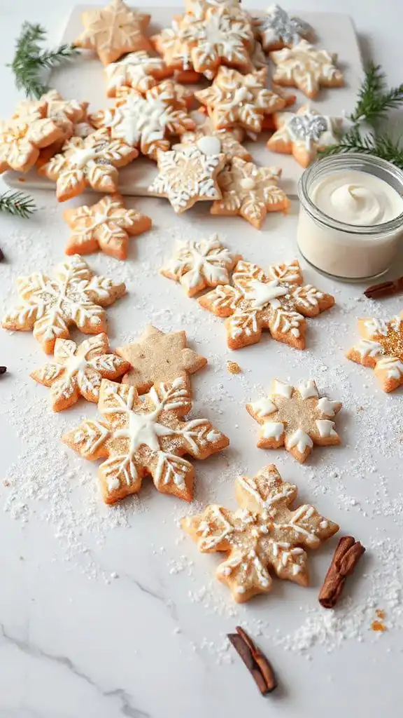 festive almond amaretto cookies