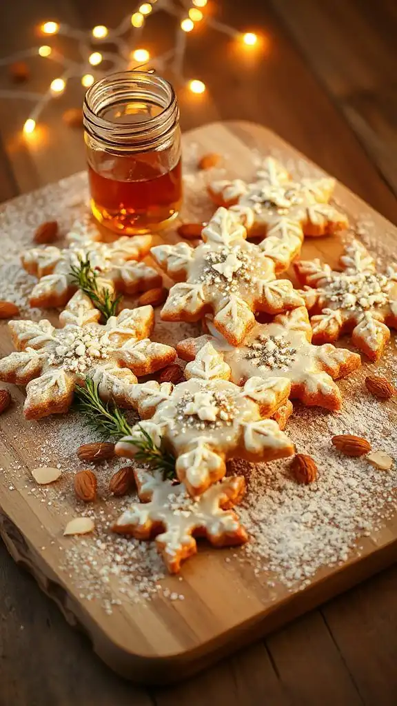 festive almond biscotti treats